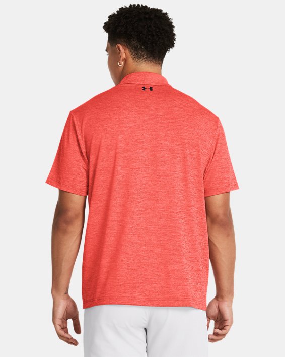 Men's UA Playoff Heather Polo, Red, pdpMainDesktop image number 1